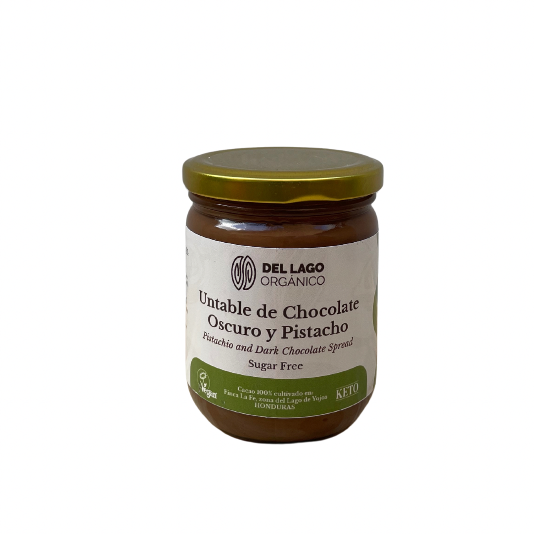 Untable de Chocolate Oscuro y Pistacho