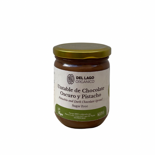 Untable de Chocolate Oscuro y Pistacho