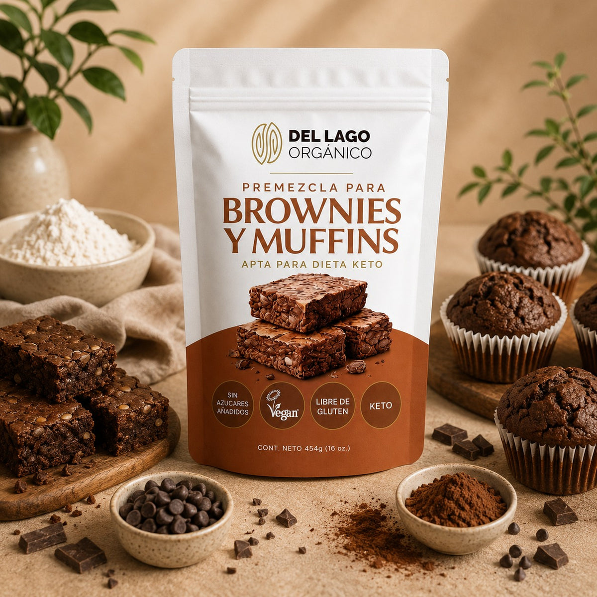 Premezcla para Brownies & Muffins KETO