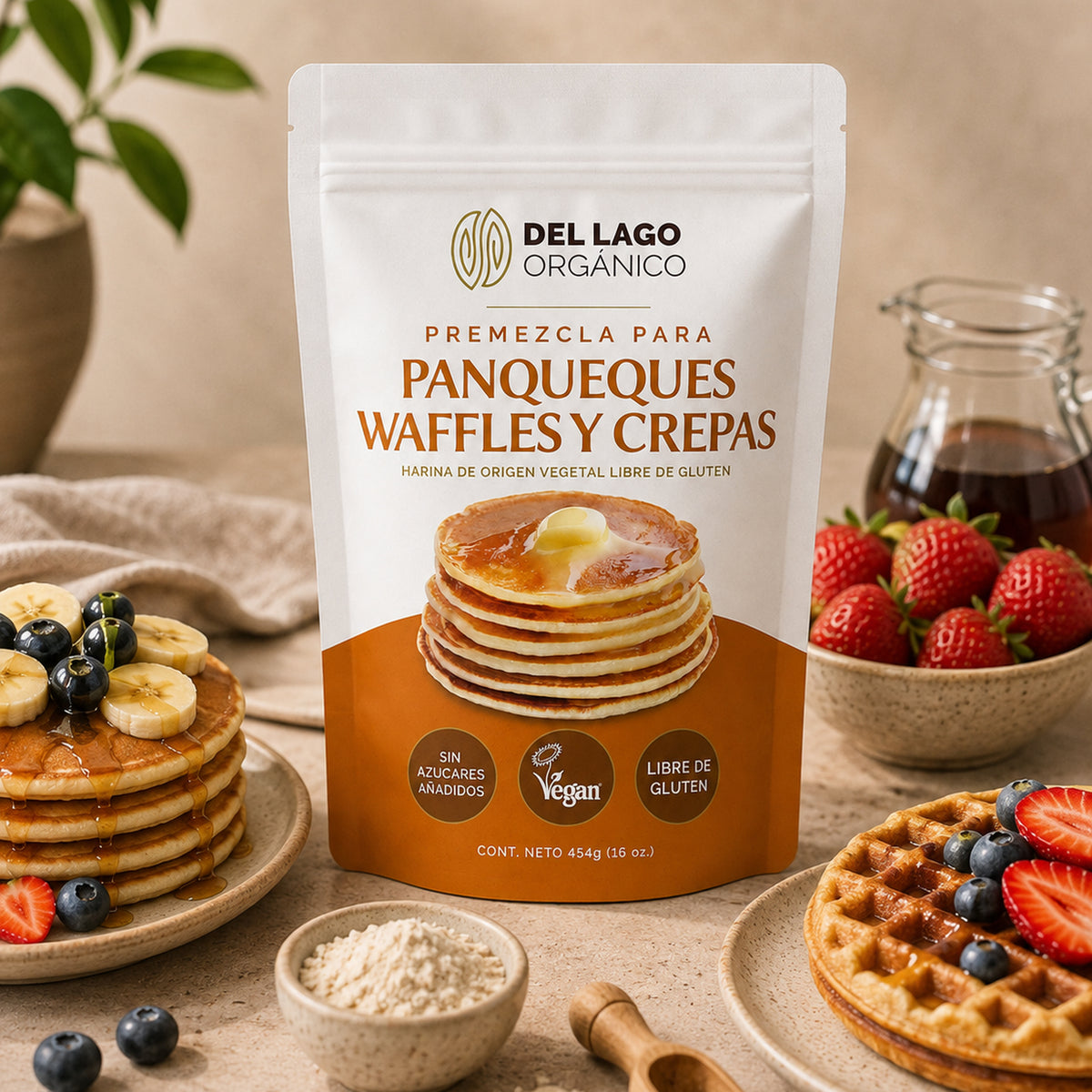 Premezcla para Pancakes, Waffles & Crepas Gluten Free